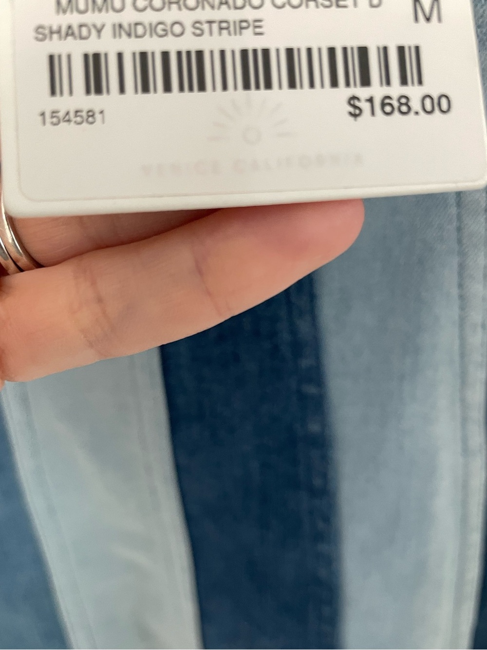 NEW Show Me Your Mumu Coronado Corset Dress Denim Convertible Strapless Mini. 15 - Picture 7 of 11